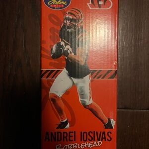 New! Andrei Iosivas Cincinnati Bengals Bobblehead